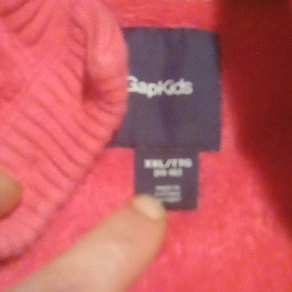 Gap kids pink valore fuzzy sweater XXL 14/16 - Picture 3 of 4